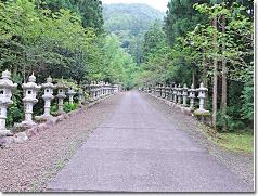 境内に続く坂